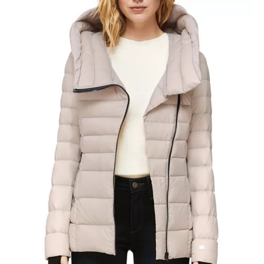 Women's Cream Puffer Jacket